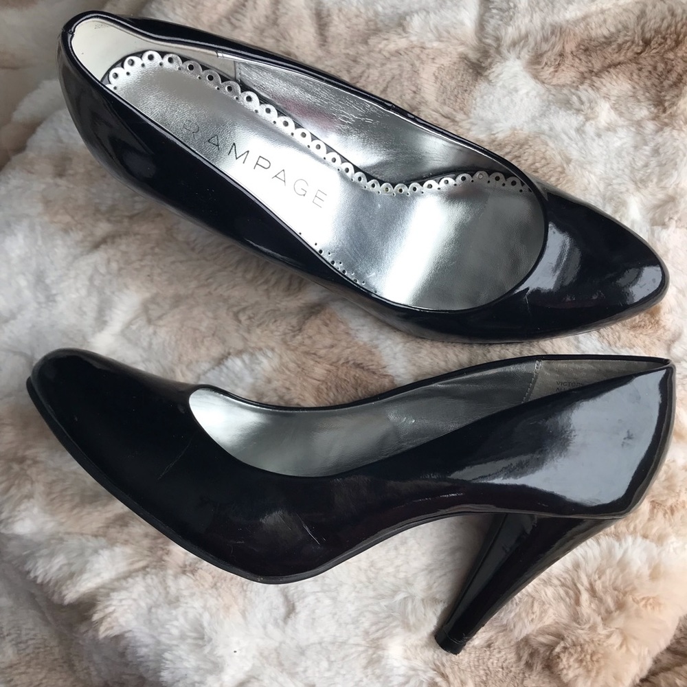 Rampage Classic Black Heels